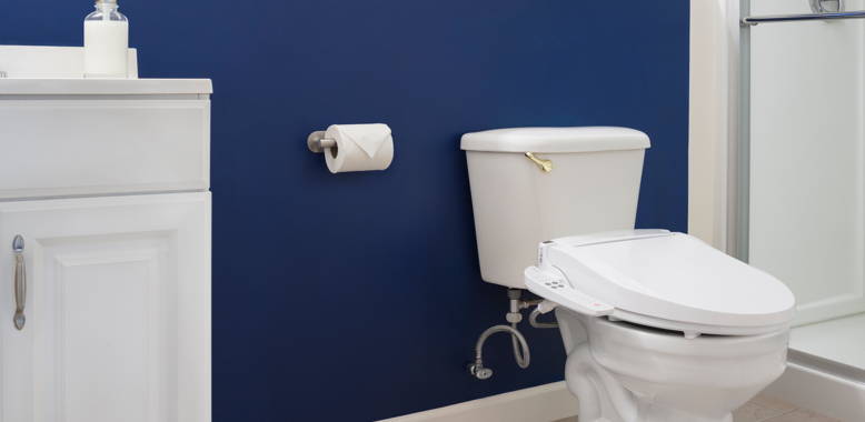 Brondell Bidet on a Toilet