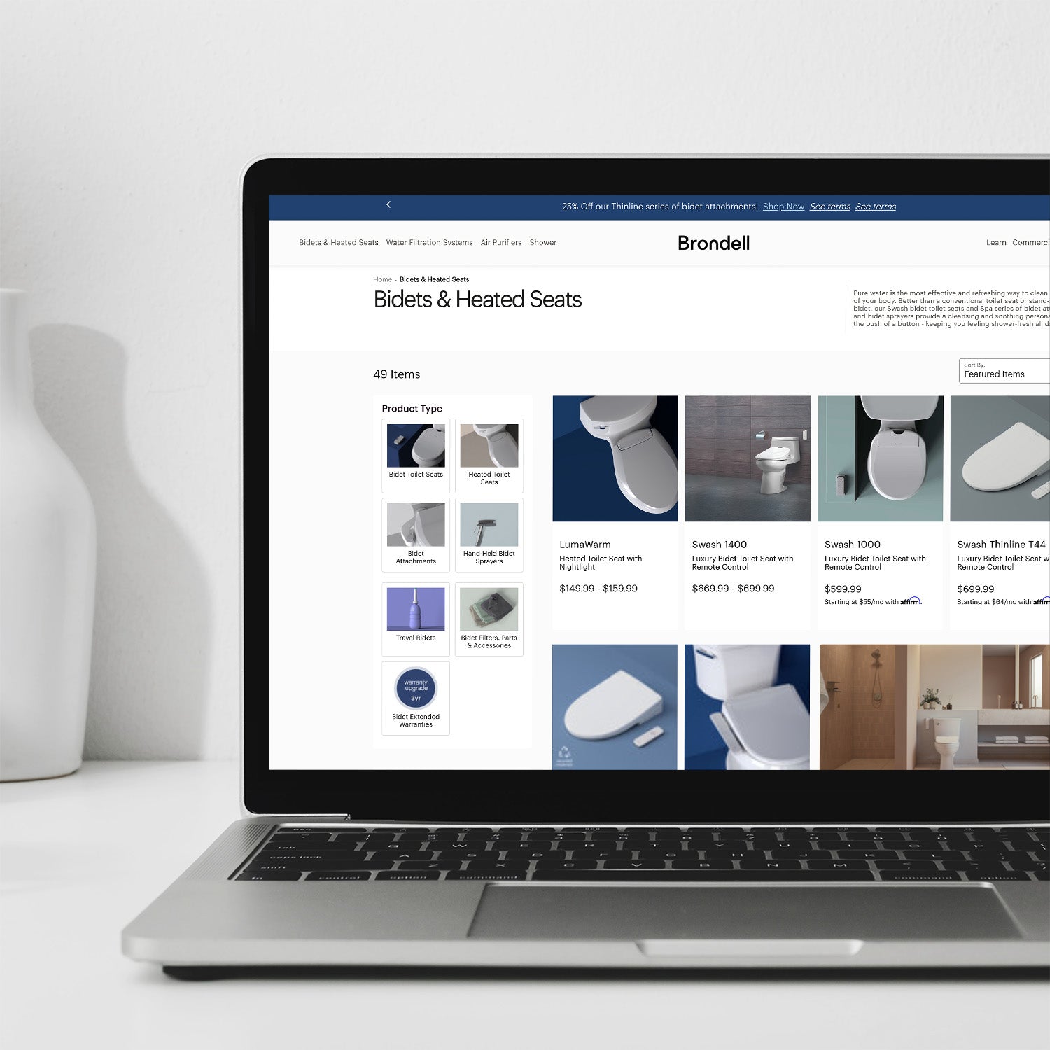 Brondell Product Page
